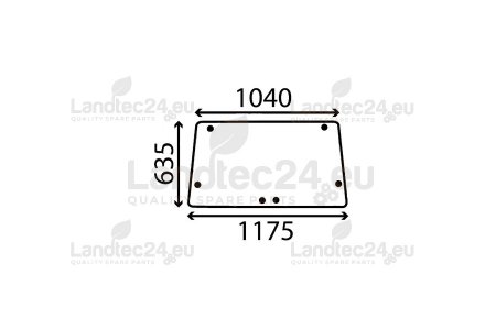 Cab glass CNH 83932033